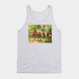 Secret Meeting of Gnomes and Fairies Tank Top